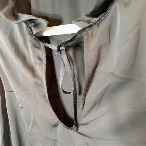 L’Academie Black Ruffle Neck Knit BottomTop SZ S - Picture 4 of 6